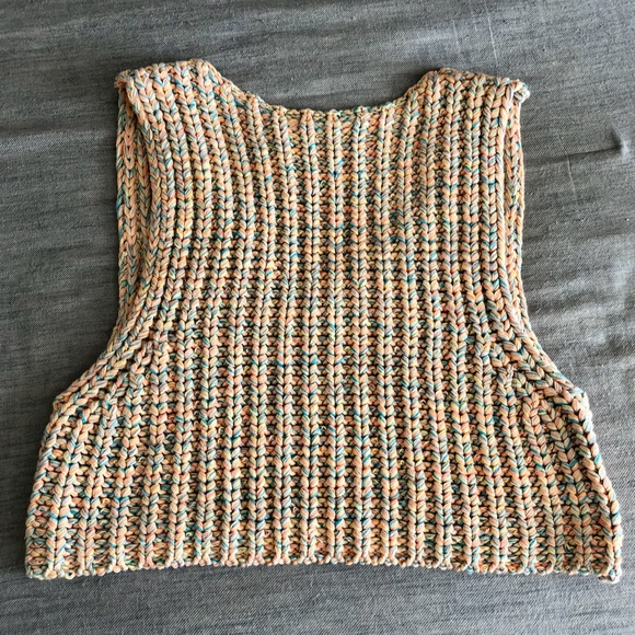 Free People Colorful Knit Tank Top - Picture 4 of 8